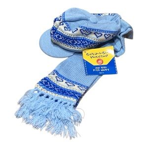NWT Build-A-Bear Disney Frozen Hat And Scarf Set